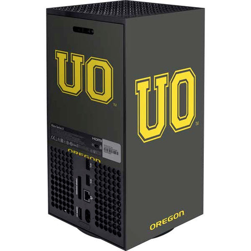 University of Oregon UO on Green Xbox Series X Bundle Skin