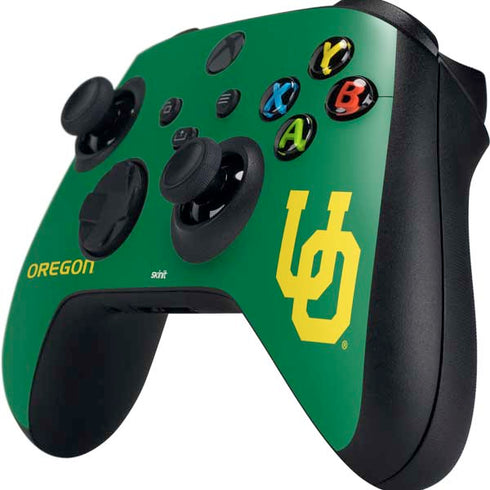 University of Oregon UO on Green Xbox Series X Controller Skin