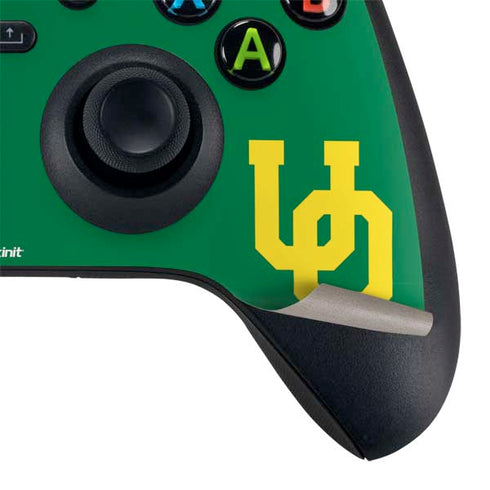 University of Oregon UO on Green Xbox Series X Controller Skin