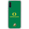 University of Oregon Yellow O with Text Galaxy A10e Clear Case