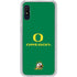 University of Oregon Yellow O with Text Galaxy A10e Clear Case