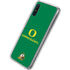 University of Oregon Yellow O with Text Galaxy A10e Clear Case