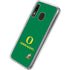 University of Oregon Yellow O with Text Galaxy A20 Clear Case