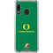 University of Oregon Yellow O with Text Galaxy A30 Clear Case