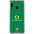University of Oregon Yellow O with Text Galaxy A30 Clear Case