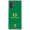 University of Oregon Yellow O with Text Galaxy A32 5G Clear Case