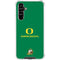 University of Oregon Yellow O with Text Galaxy A54 5G Clear Case