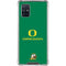 University of Oregon Yellow O with Text Galaxy A71 5G Clear Case