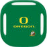 University of Oregon Yellow O with Text Galaxy Buds Live Skin