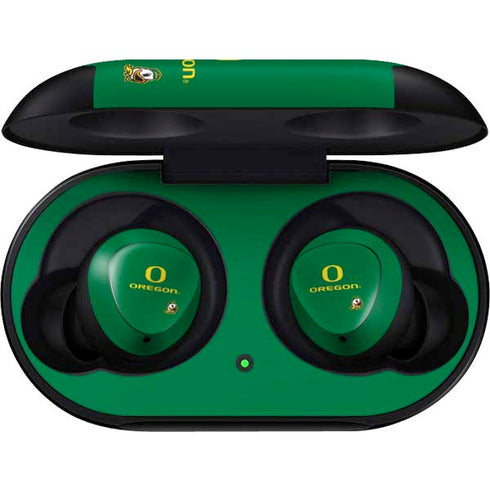 University of Oregon Yellow O with Text Galaxy Buds Skin