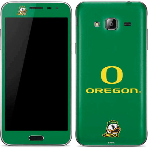 University of Oregon Yellow O with Text Galaxy J3 Skin
