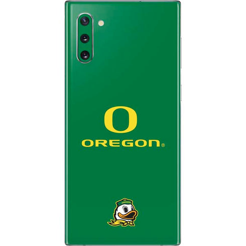 University of Oregon Yellow O with Text Galaxy Note 10 Skin