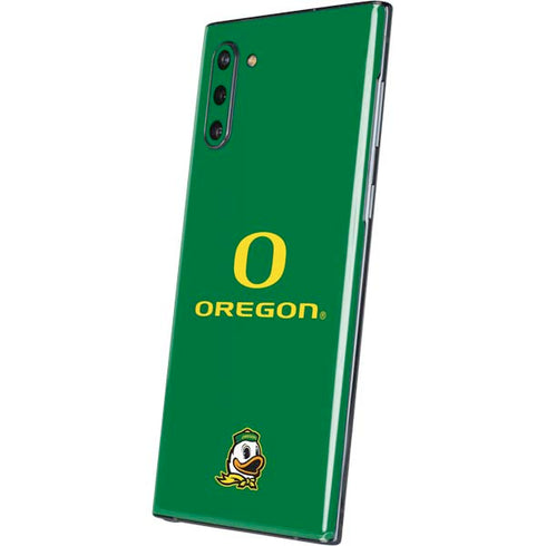 University of Oregon Yellow O with Text Galaxy Note 10 Skin