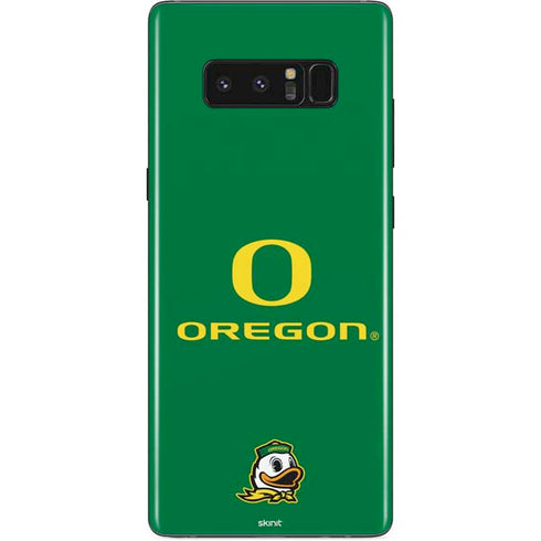 University of Oregon Yellow O with Text Galaxy Note 8 Skin