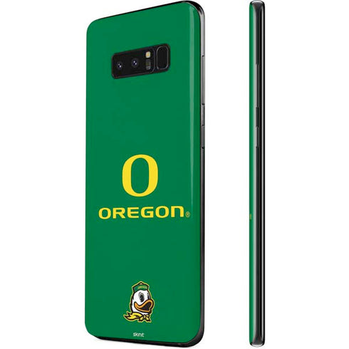 University of Oregon Yellow O with Text Galaxy Note 8 Skin
