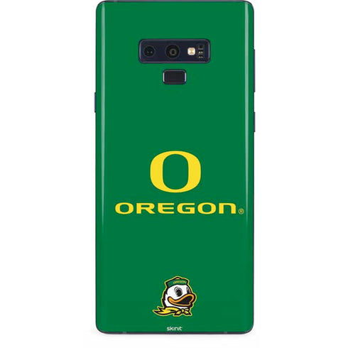 University of Oregon Yellow O with Text Galaxy Note 9 Skin