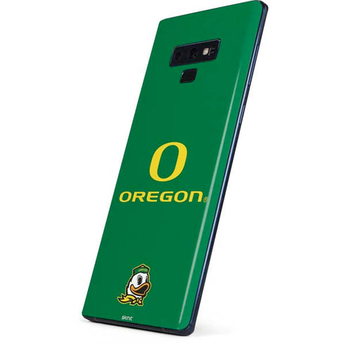 University of Oregon Yellow O with Text Galaxy Note 9 Skin