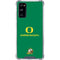 University of Oregon Yellow O with Text Galaxy S20 FE Clear Case