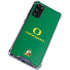 University of Oregon Yellow O with Text Galaxy S20 FE Clear Case