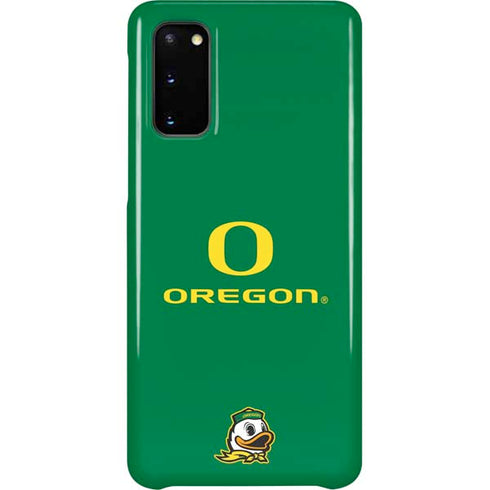 University of Oregon Yellow O with Text Galaxy S20 Lite Case