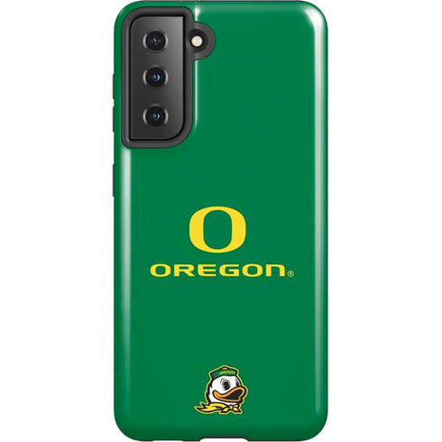 University of Oregon Yellow O with Text Galaxy S21 5G Pro Case