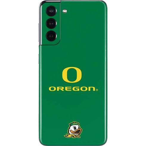 University of Oregon Yellow O with Text Galaxy S21 5G Skin