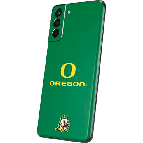 University of Oregon Yellow O with Text Galaxy S21 5G Skin