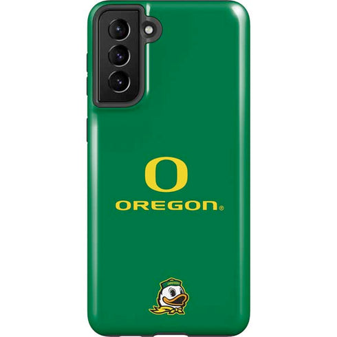 University of Oregon Yellow O with Text Galaxy S21 FE Pro Case