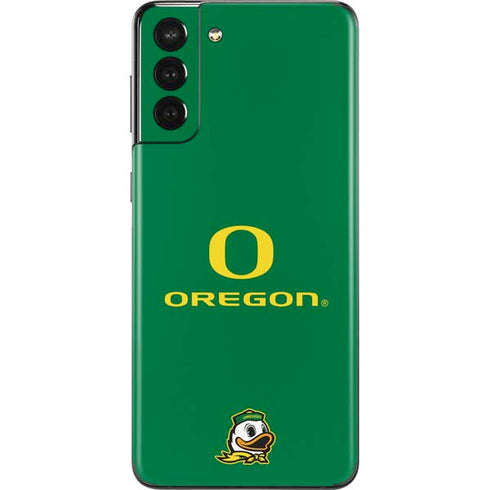 University of Oregon Yellow O with Text Galaxy S21 Plus 5G Skin
