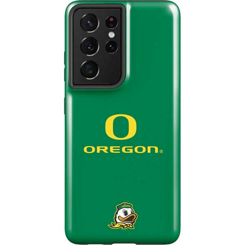 University of Oregon Yellow O with Text Galaxy S21 Ultra 5G Pro Case