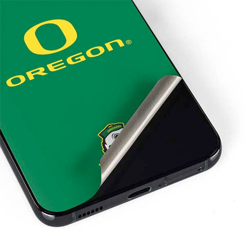 University of Oregon Yellow O with Text Galaxy S22 Plus Skin