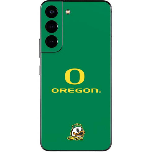 University of Oregon Yellow O with Text Galaxy S22 Skin
