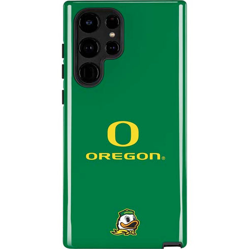 University of Oregon Yellow O with Text Galaxy S22 Ultra Pro Case