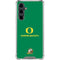 University of Oregon Yellow O with Text Galaxy S23 FE Clear Case