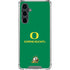 University of Oregon Yellow O with Text Galaxy S23 FE Clear Case