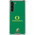 University of Oregon Yellow O with Text Galaxy S23 Plus Clear Case