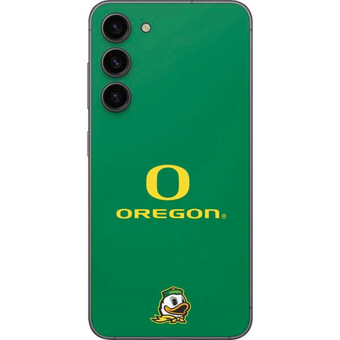University of Oregon Yellow O with Text Galaxy S23 Plus Skin