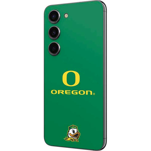 University of Oregon Yellow O with Text Galaxy S23 Skin