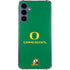 University of Oregon Yellow O with Text Galaxy S24 Clear Case