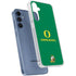 University of Oregon Yellow O with Text Galaxy S24 Clear Case