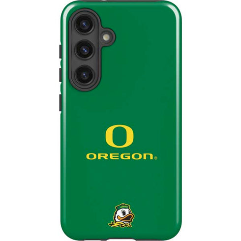 University of Oregon Yellow O with Text Galaxy S24 Impact Case