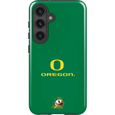 University of Oregon Yellow O with Text Galaxy S24 Plus Impact Case