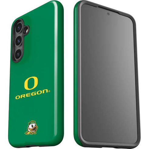 University of Oregon Yellow O with Text Galaxy S24 Plus Impact Case