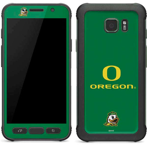 University of Oregon Yellow O with Text Galaxy S7 Active Skin
