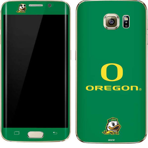 University of Oregon Yellow O with Text Galaxy S7 Edge Skin