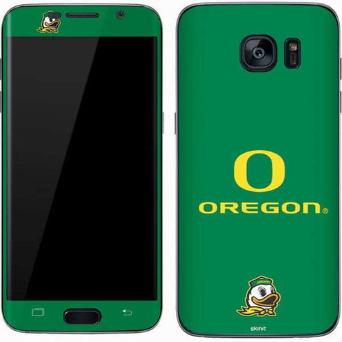 University of Oregon Yellow O with Text Galaxy S7 Skin