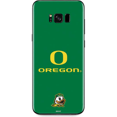 University of Oregon Yellow O with Text Galaxy S8 Plus Skin