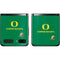 University of Oregon Yellow O with Text Galaxy Z Flip Skin