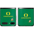 University of Oregon Yellow O with Text Galaxy Z Flip Skin