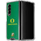 University of Oregon Yellow O with Text Galaxy Z Fold4 5G Clear Case